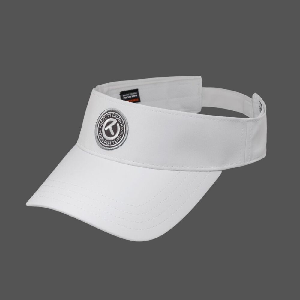 Scotty Cameron  Circle T Patch Pukka Visor White - NEW
